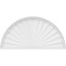 Ekena Millwork Half Round Sunburst Architectural Grade PVC Pediment, 48"W x 24"H x 2"P PEDPS048X240HRO01 - alternate 6